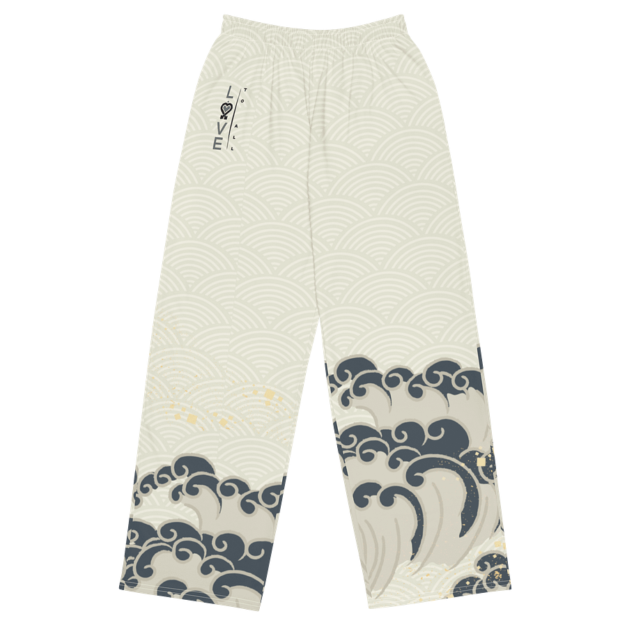 L2A 2025 Beige Wave Wide Leg Unisex Pants product image (2)