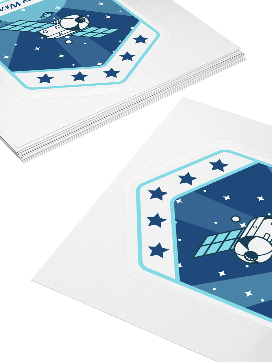 Cosmic Satellite Kiss Cut Sticker product image (4)