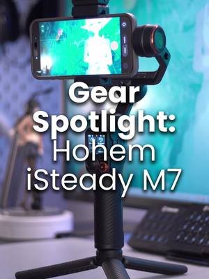 Is this the most feature packed phone gimbal? 📱 The Hohem iSteady M7 is a smartphone gimbal with built-in AI tracking, an RGB fill light, and a detachable wireless touchscreen remote. It’s feature packed and perfect for smooth shots, easy control, and pro-level stabilization on the go.  I’m a little late on this gifted collab because life is busy right now but I hope it looks good, I used my 50mm to film this ☺️ For more content like this, follow @giosgearguide and explore giosgearguide.com for gear reviews, tech tips, creator tools, resources, and more. 🏷️: #contentcreatortips #stabilizer #filmmaking #videography #gimbal smartphone gimbal mobile videography content creator gear creator tools stabilization ai tracking rgb light tech review filming gear setup tour