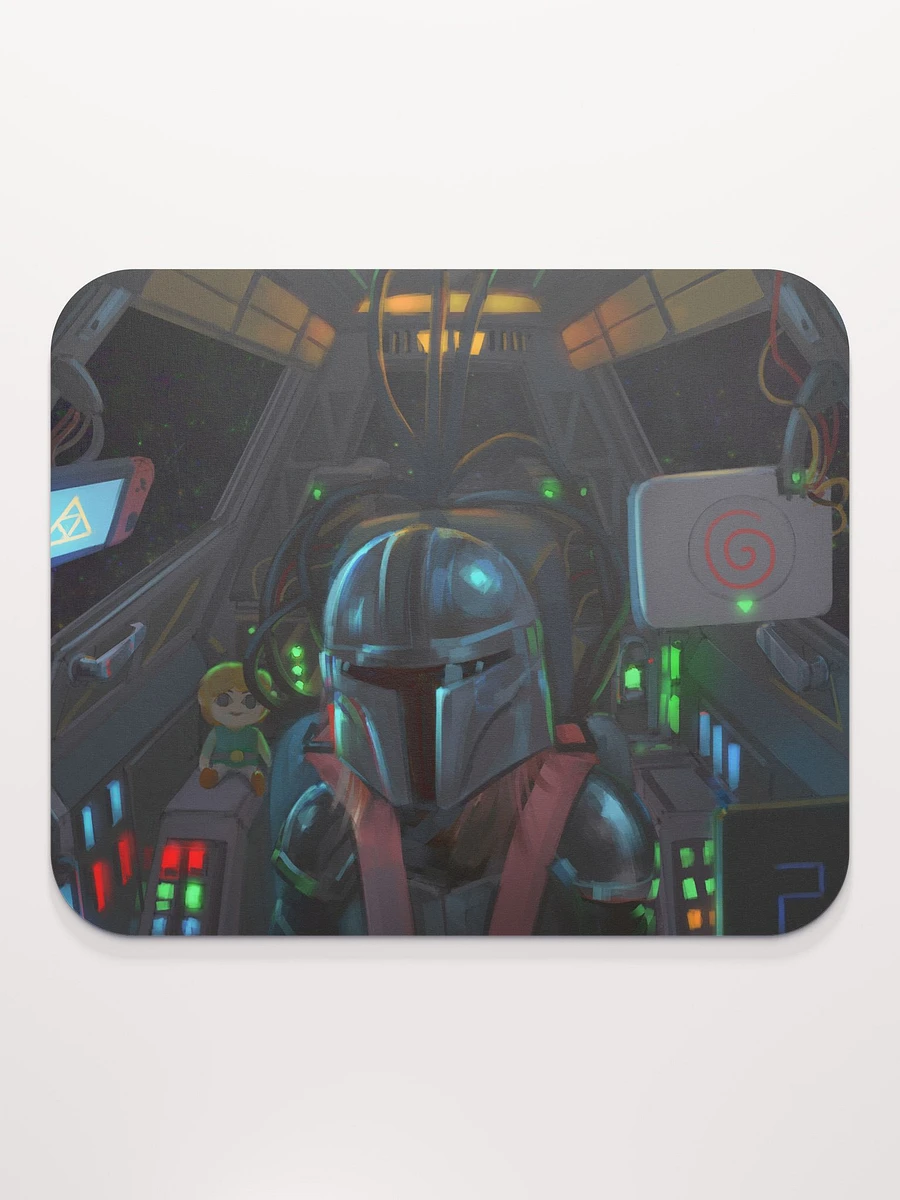 Spacey Inner Bounty Hunter: Mandalorian SCM Mouse Pad product image (2)