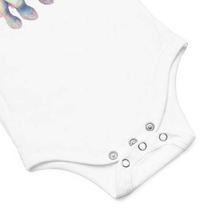 Beautiful Baby Girl Onesie With A Fantasy Unicorn product image (2)
