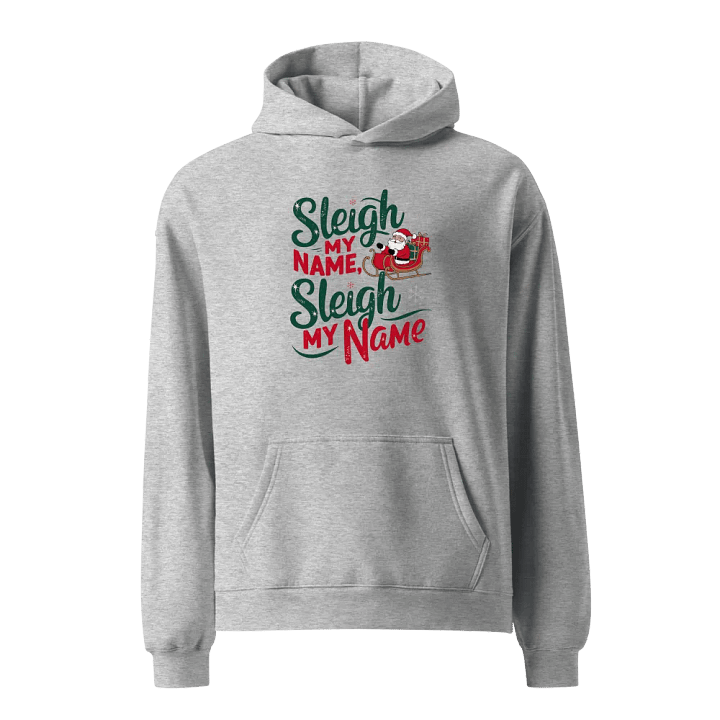 Festive Santa Sleigh Oversized Hoodie product image (1)