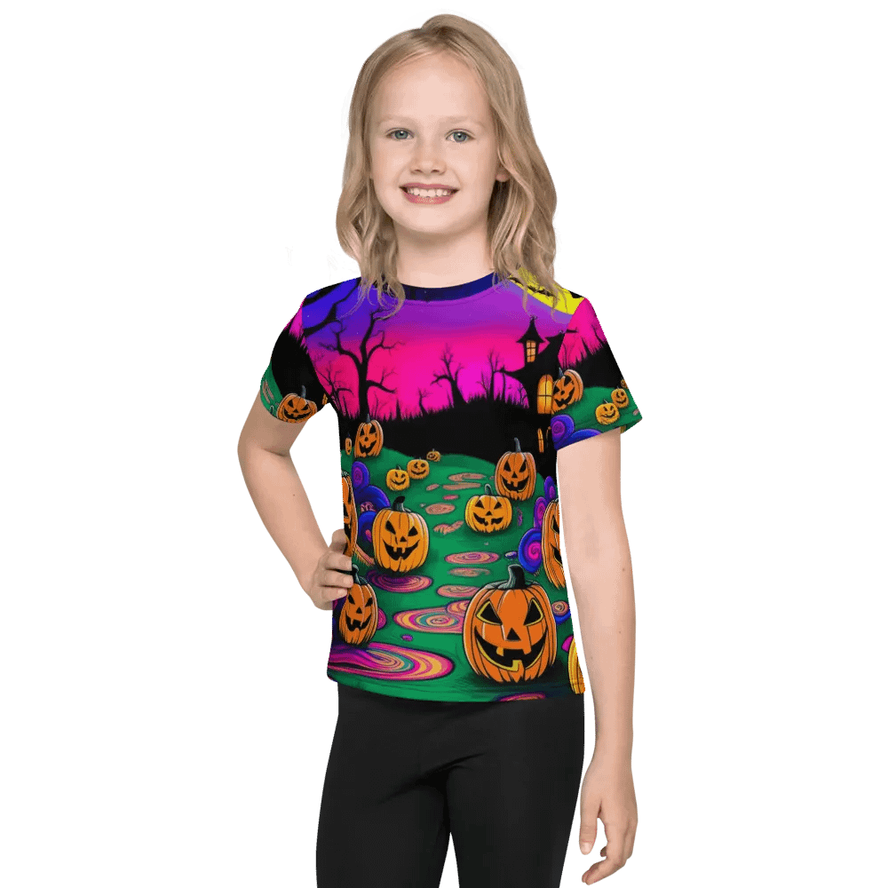 Haunted Pumpkins Habitat Kids T Shirt product image (1)