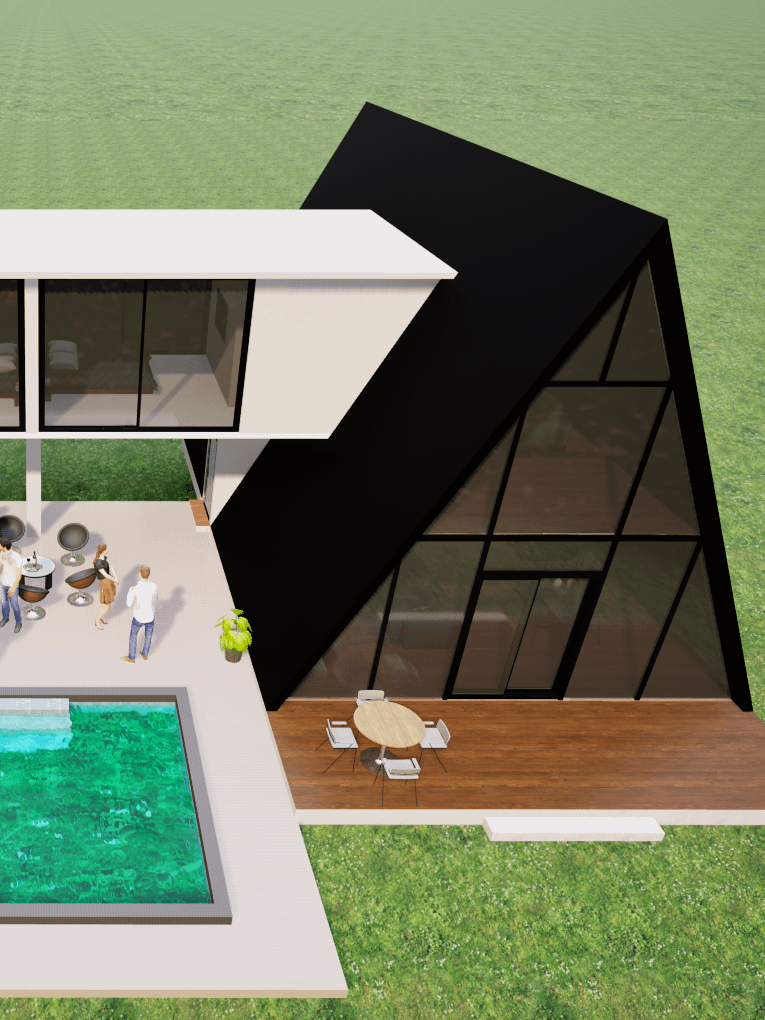 A - FRAME 3BHK TWIN RESIDENCE product image (3)