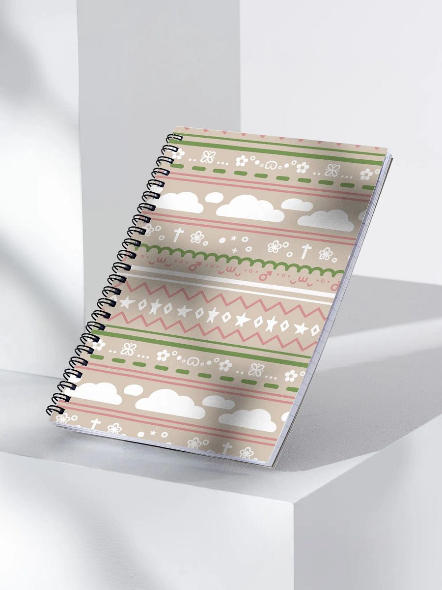 Cloudy Christmas Notebook - Beige product image (3)
