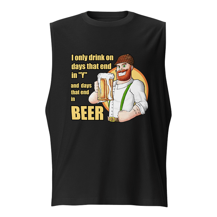 Beer Lad 1 muscle tank front product image (1)
