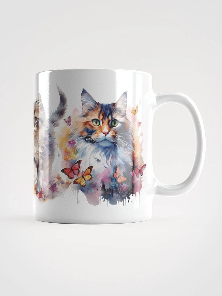 Butterfly Whimsy Cat Mug product image (1)