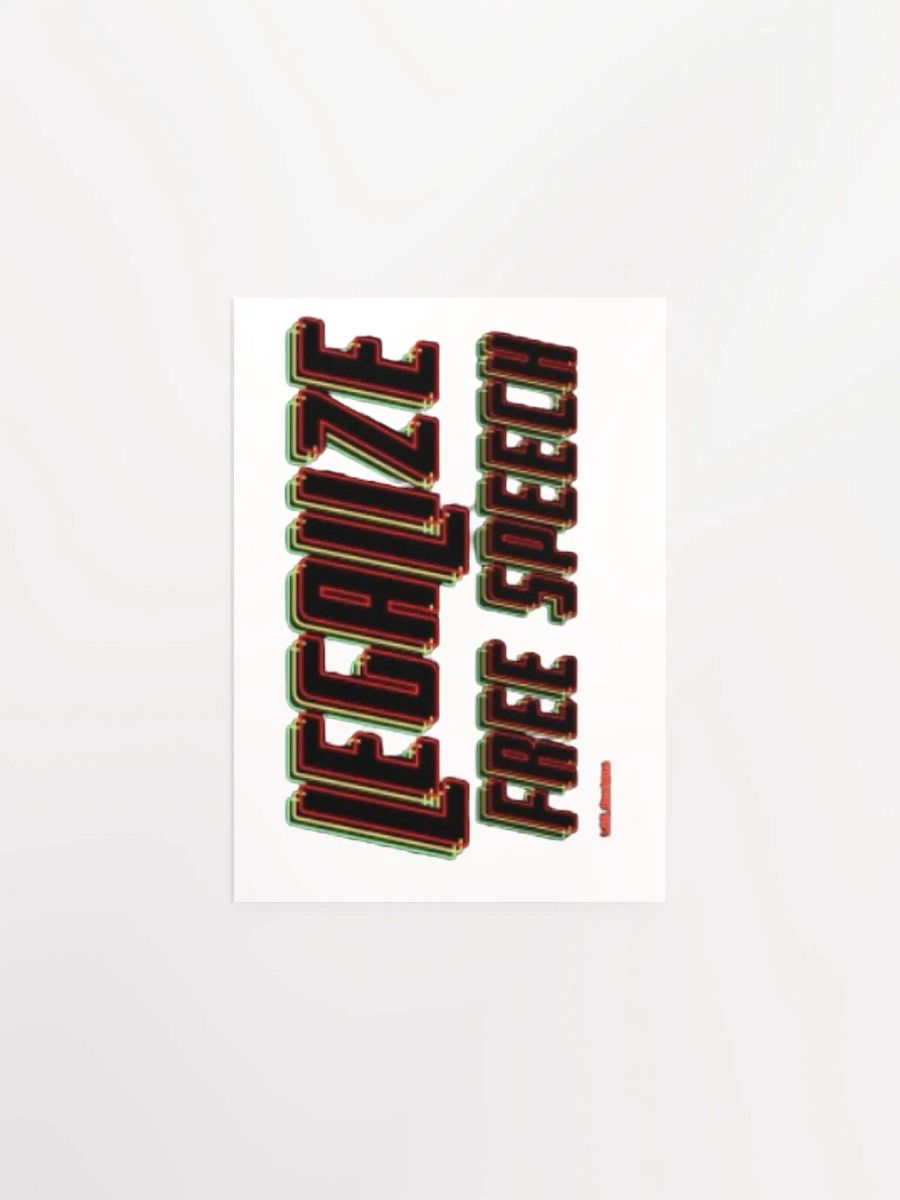 LEGALIZE FREE SPEECH product image (1)