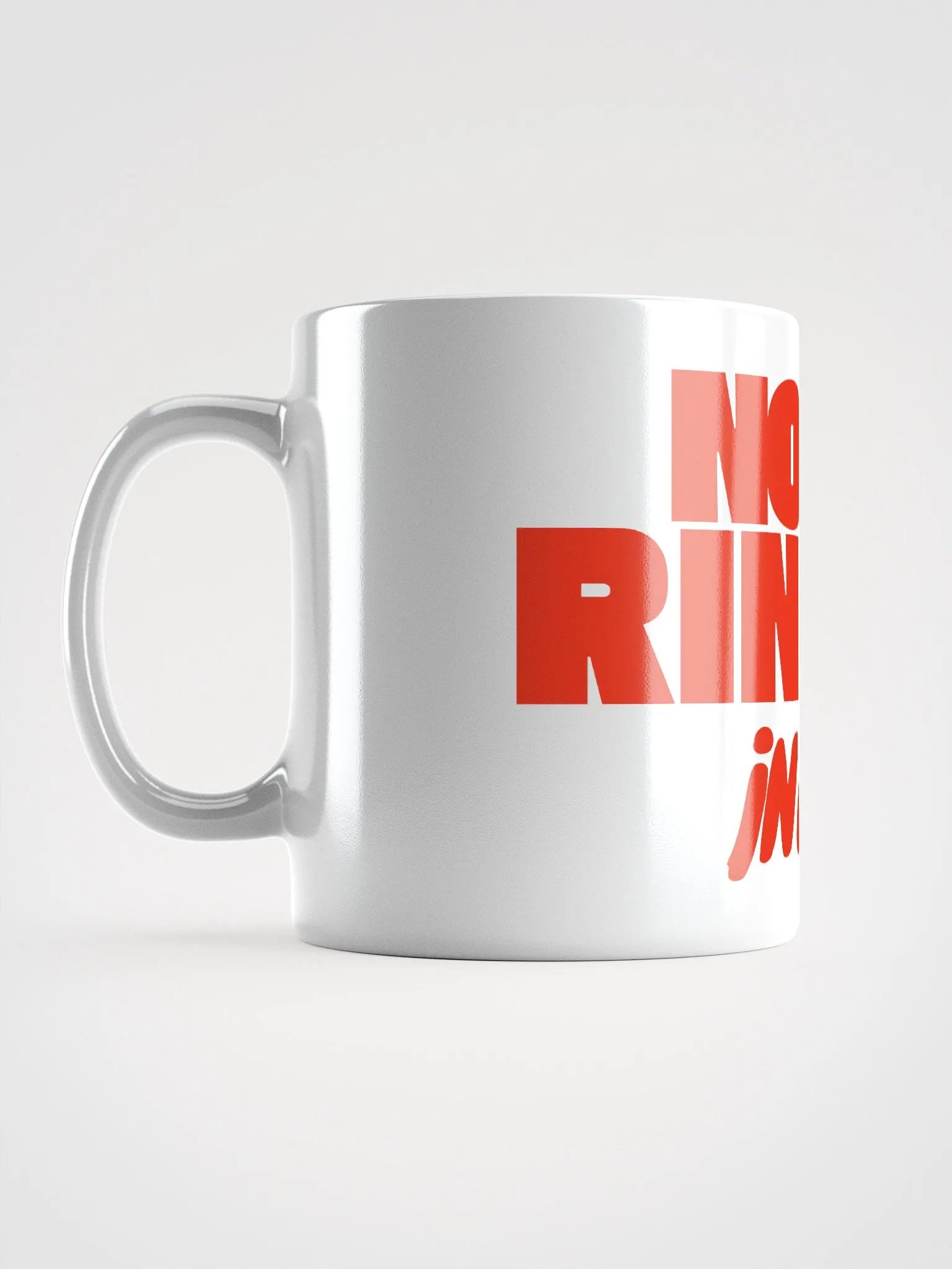 ¡No te rindas nunca! Inspirational White Glossy Mug product image (6)