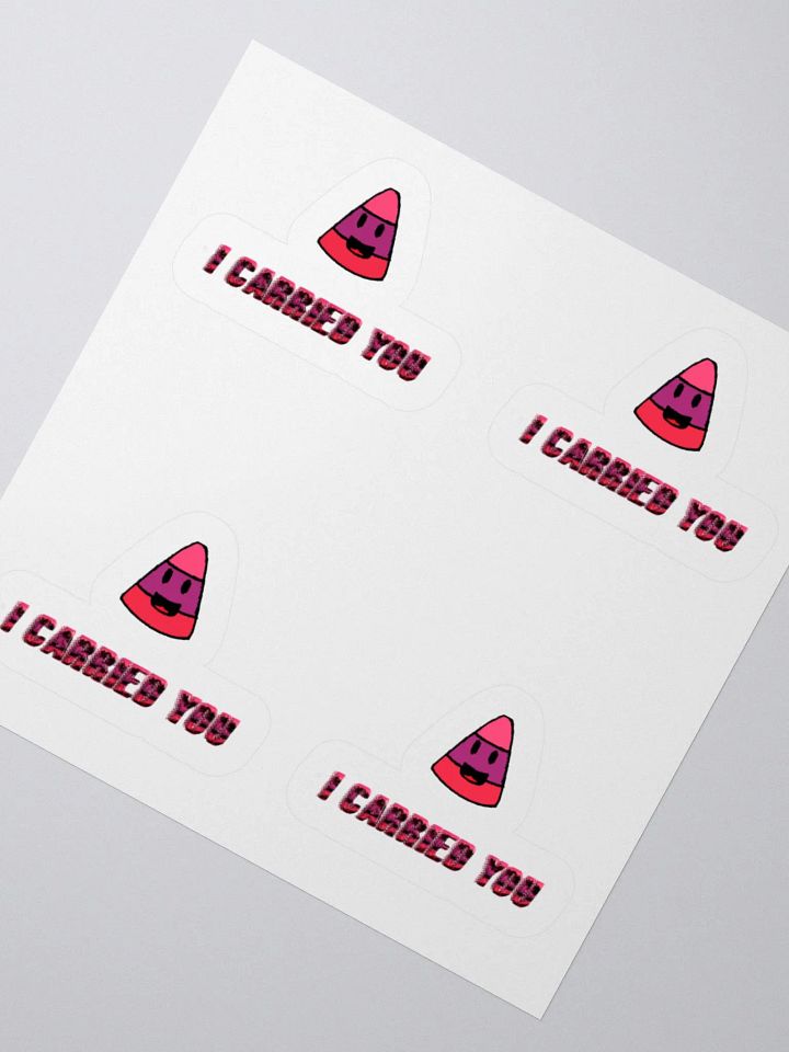 I CARRIED YOU - Stickers product image (6)