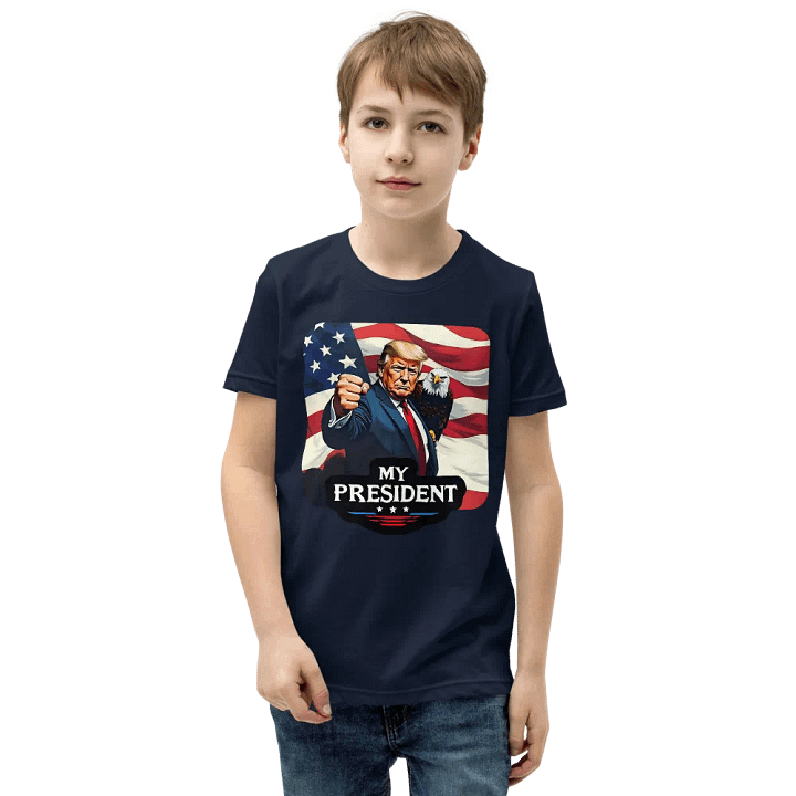 Kid's T-Shirt: Trump, My President, with Eagle product image (14)