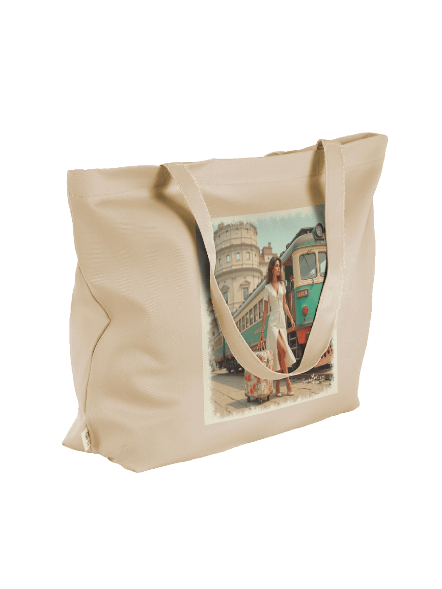 Retro Train Journey Tote Bag – Wanderlust Travel Style product image (4)