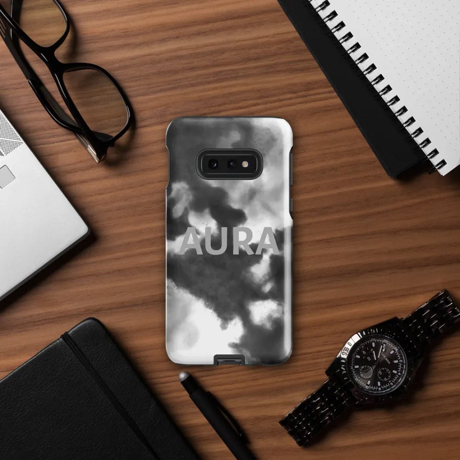 AURA Tough Case for Samsung® - Grayscale Cloud product image (44)