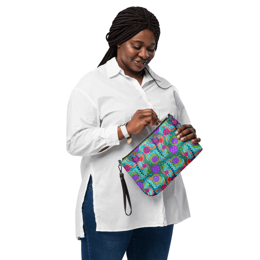 Vibrant techno All-Over Print Crossbody Bag for the tech enthusiasts product image (12)