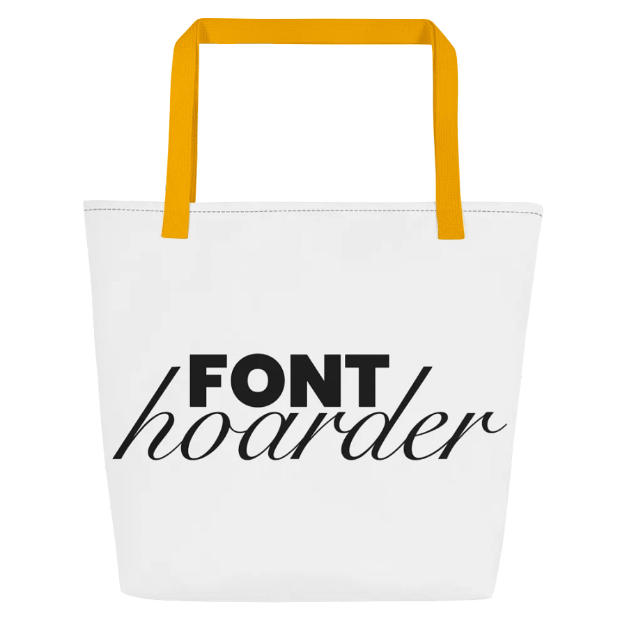 Font Hoarder Tote product image (7)