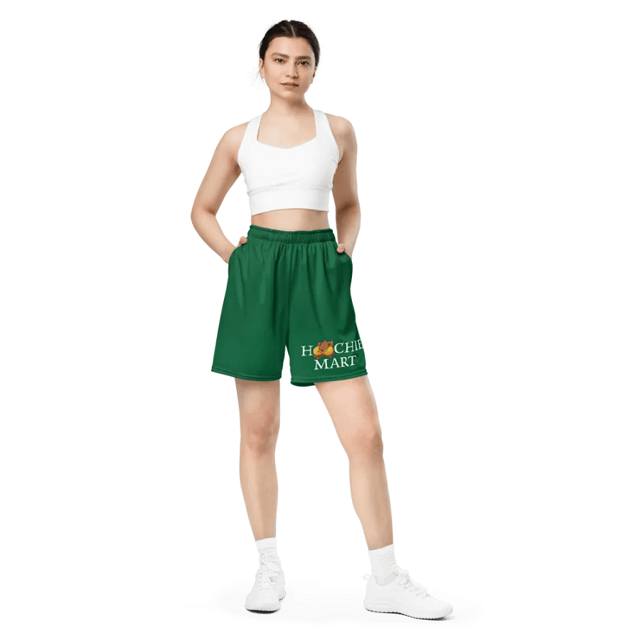 Hoochie Mart Unisex Mesh Shorts Emerald product image (4)