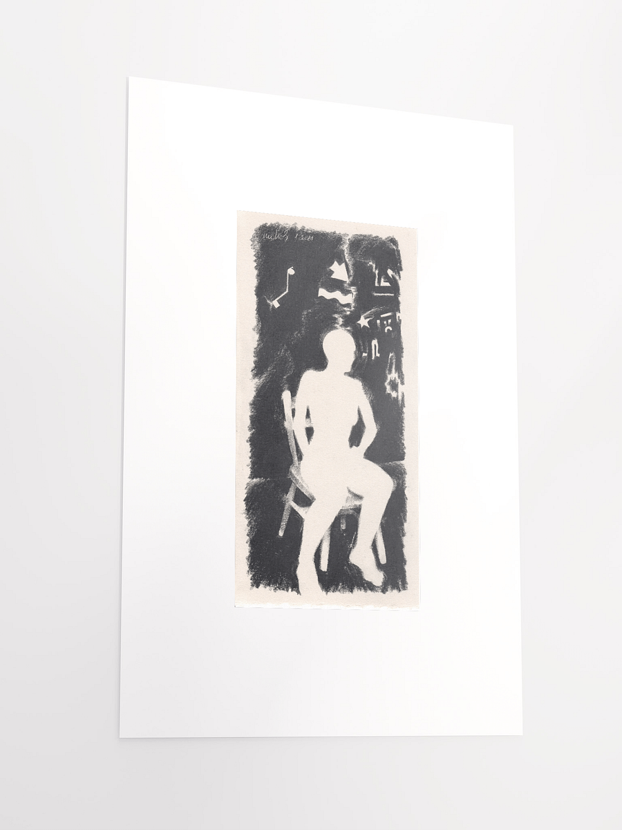 Seated Woman in Black 01.03.89 print product image (3)