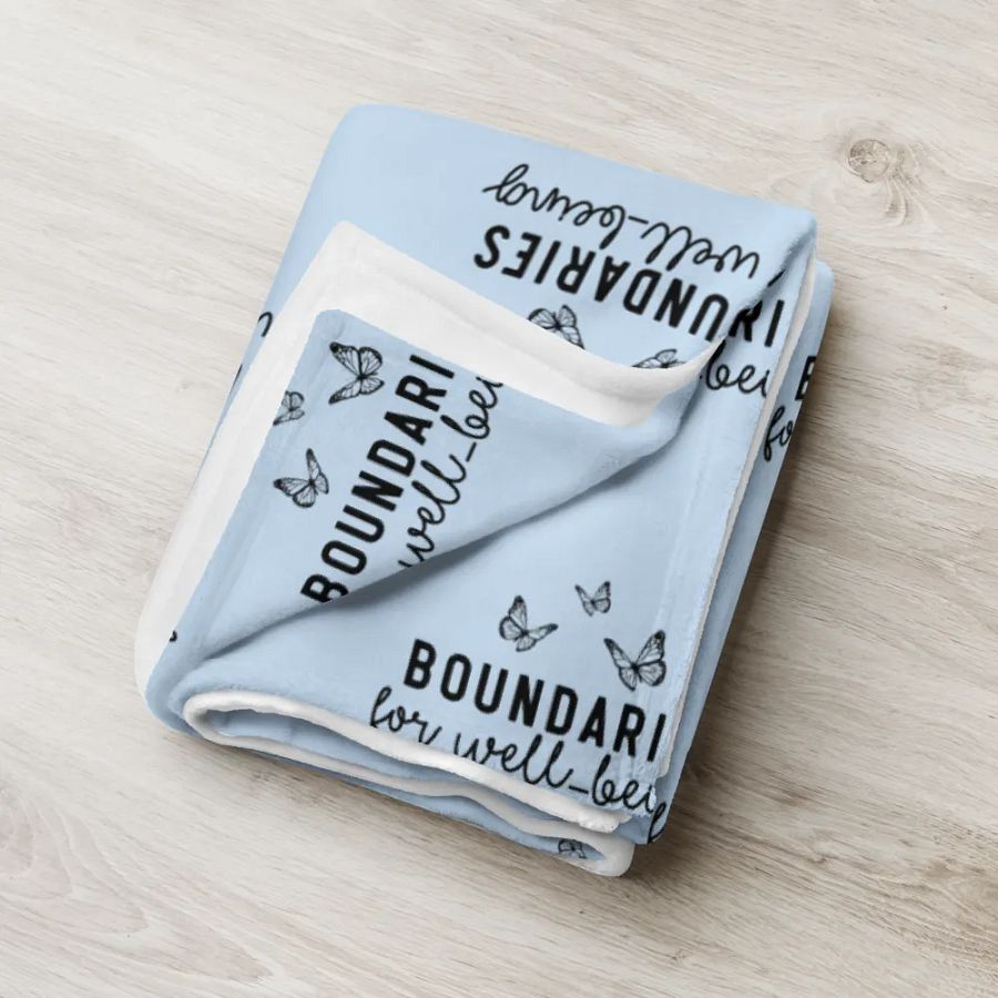Boundaries For Well-Being Blanket product image (7)