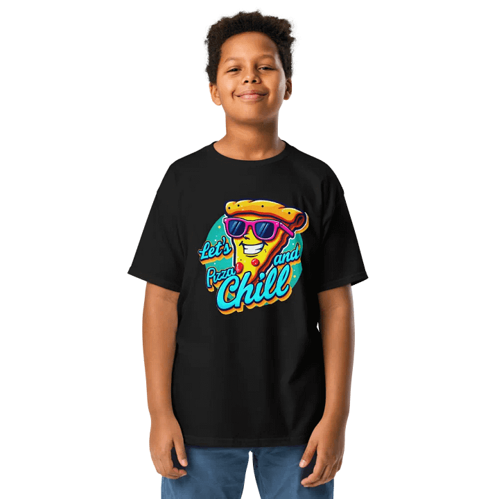 Pizza and Chill Kids Tee Bella+Canvas (Kid's Unisex) product image (1)