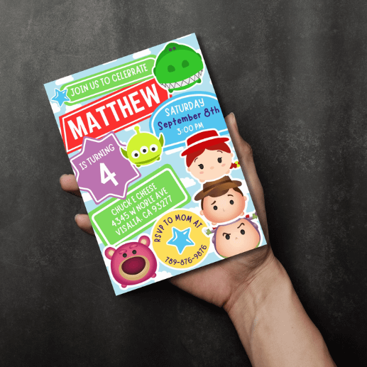 Toy Story Adventure Birthday Invite | Editable Canva Template | Instant Download | Woody & Buzz Party Invitation product image (2)