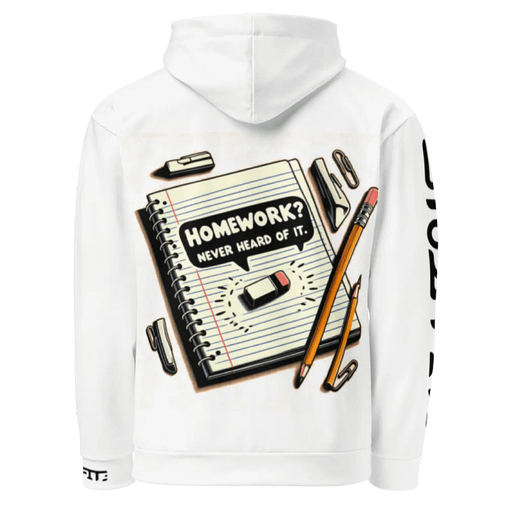 Homework,Never Heard of It - Recycled Hoodie product image (1)