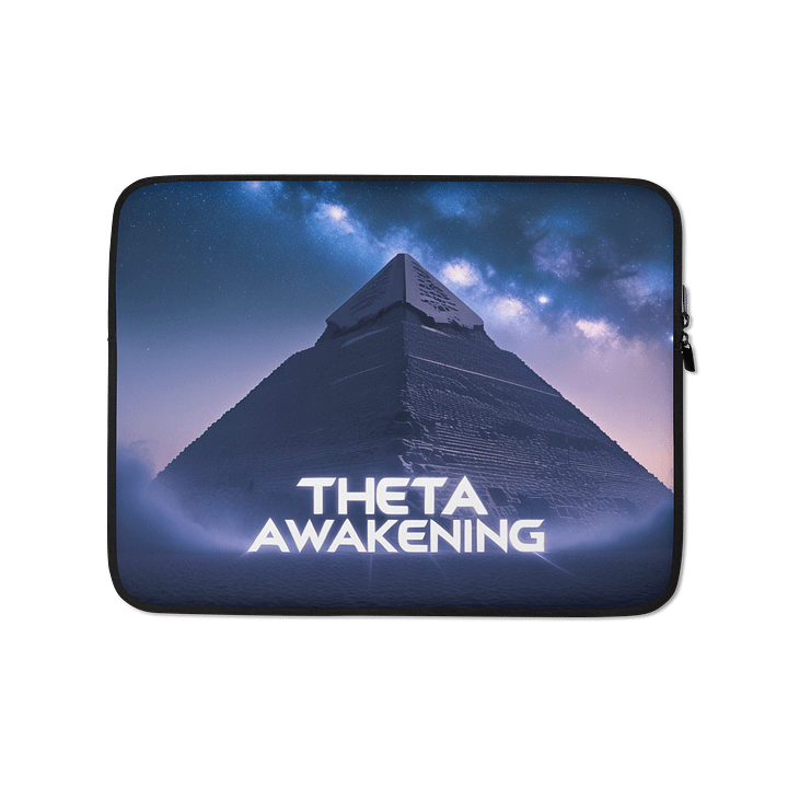 Theta Awakening – Ancient Egyptian Frequency Laptop Sleeve product image (1)