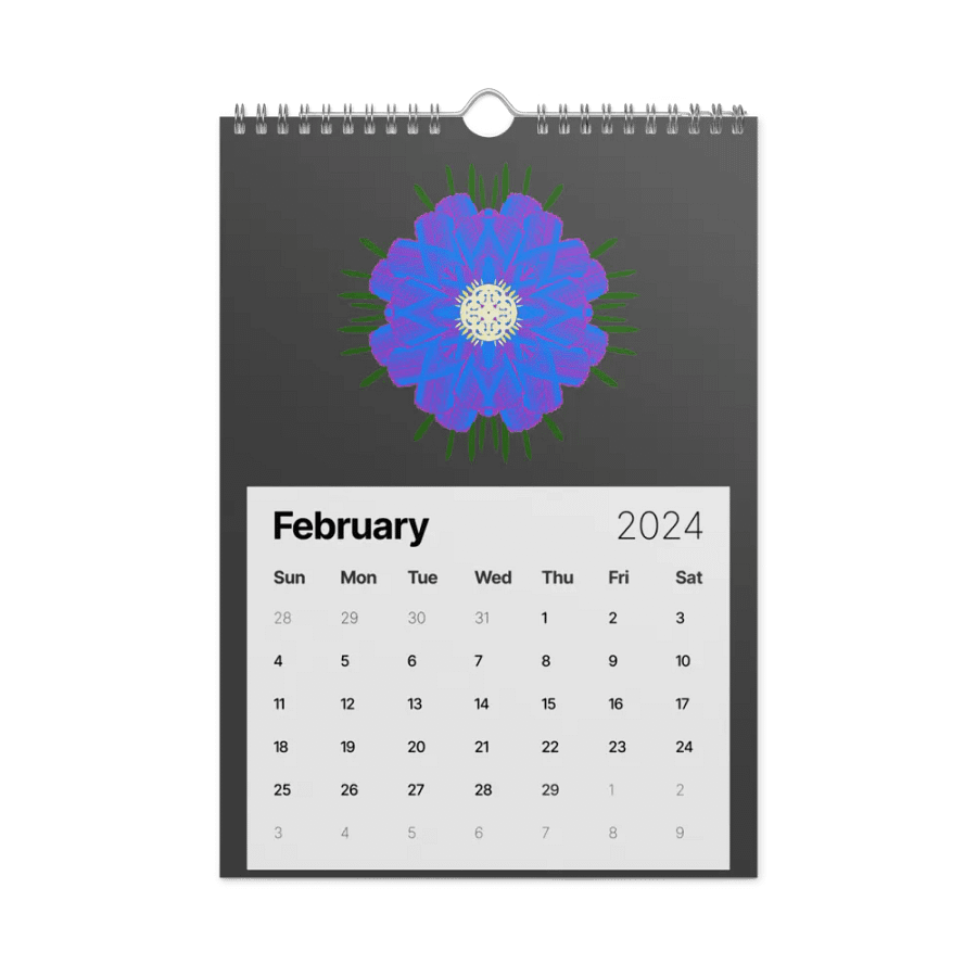 Isolated Flowers 2024 Calendar product image (13)