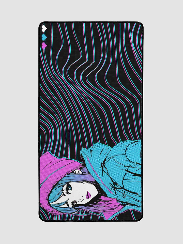 Panic Glitchy Dream Girl "Waves" Desk Mat product image (2)