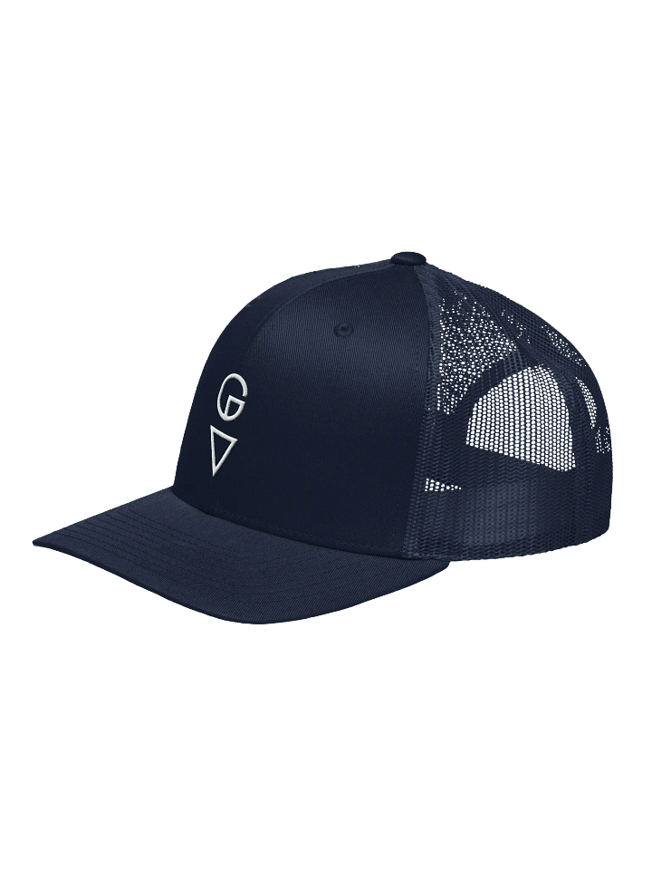 Embroidered Good Vibes (GV) Breathable Retro Trucker Hat product image (14)