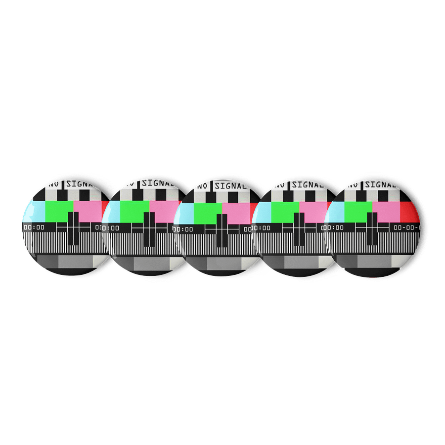 BADGE RETRO NO SIGNAL product image (1)