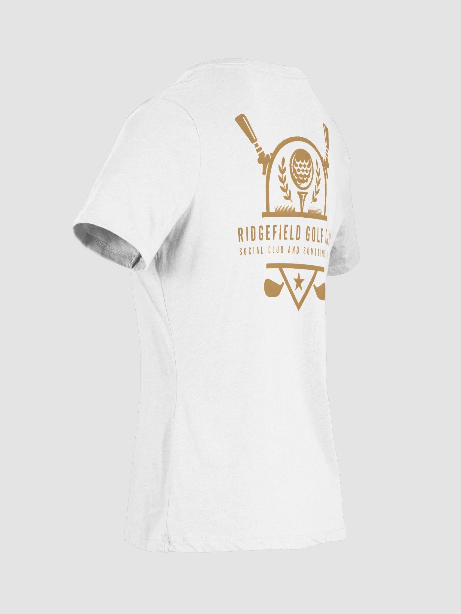 Ridgefield Golf Club Logo Women's V-Neck Tee product image (33)