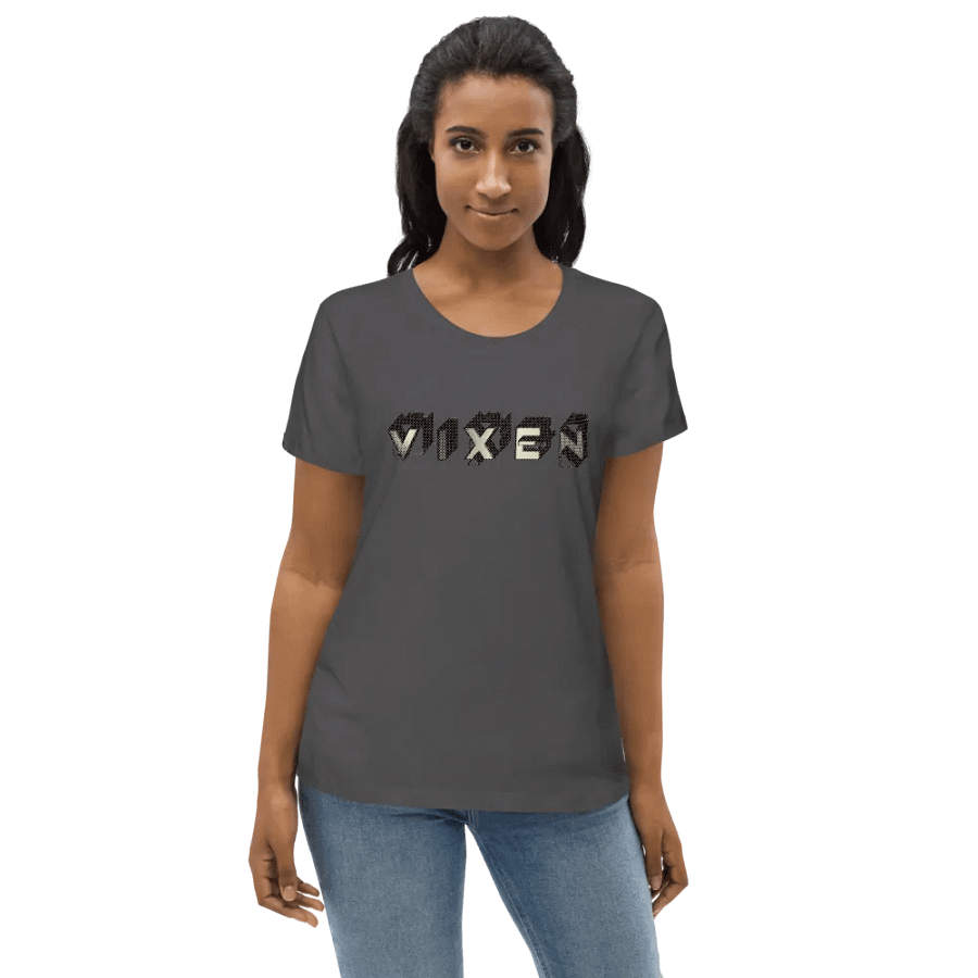Vixen Cubed spotty 3D design fitted T-shirt product image (10)