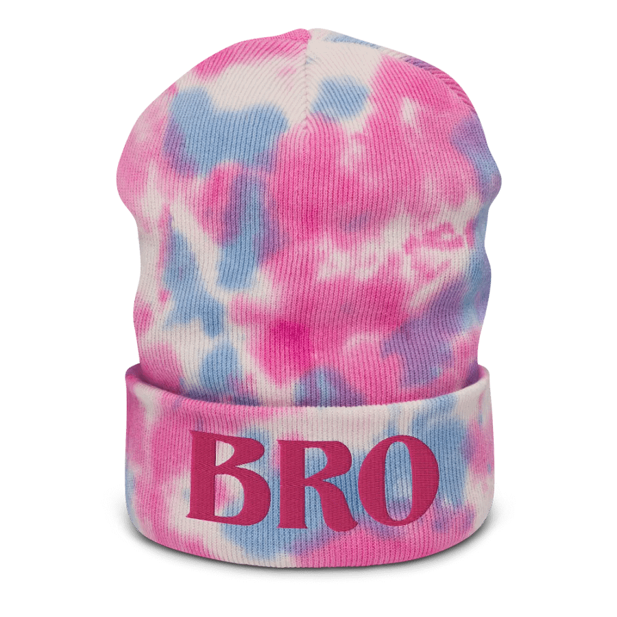 Bro tie dyed beanie product image (1)