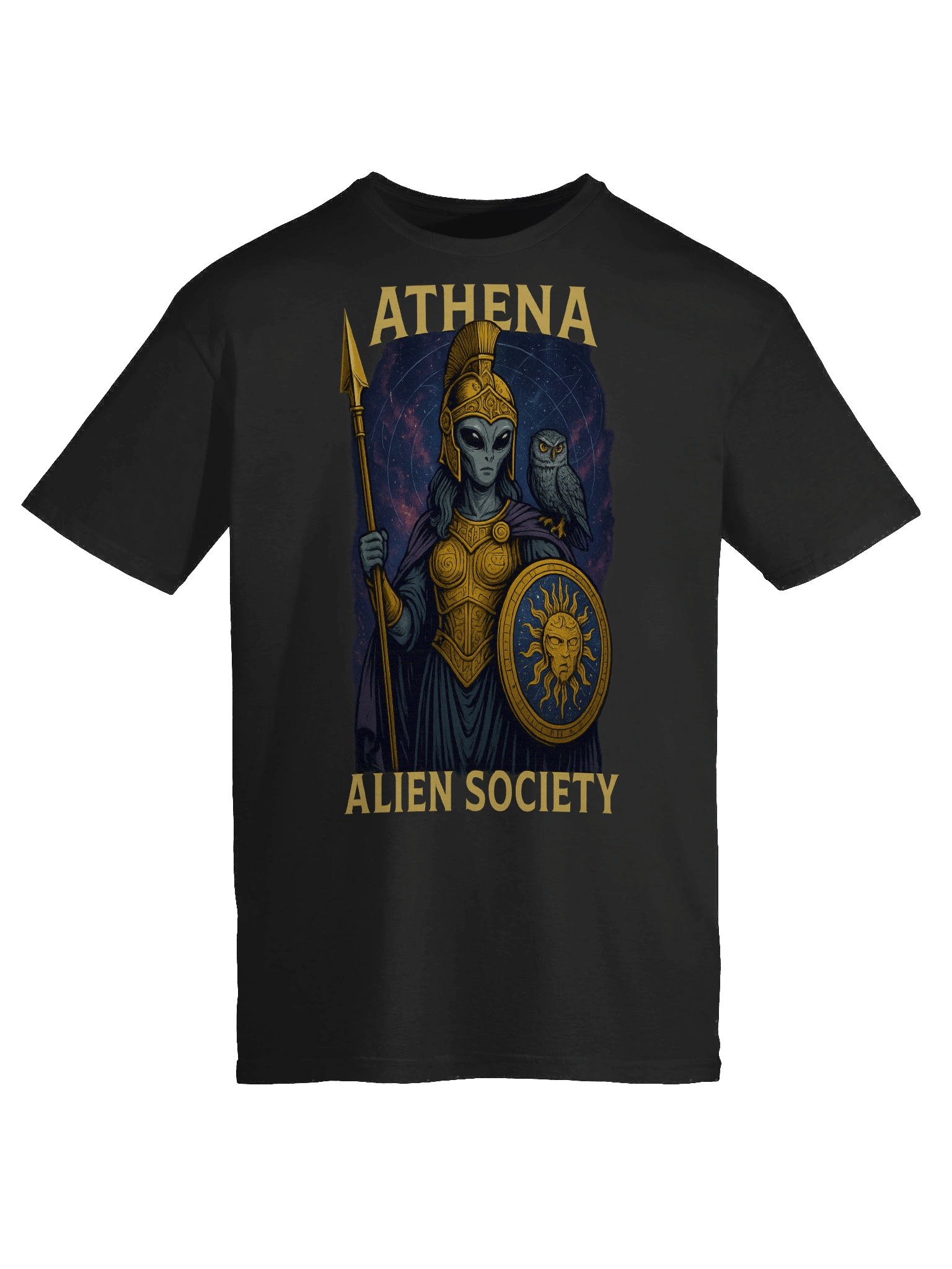 Athena's Cosmic Defender T-Shirt product image (9)