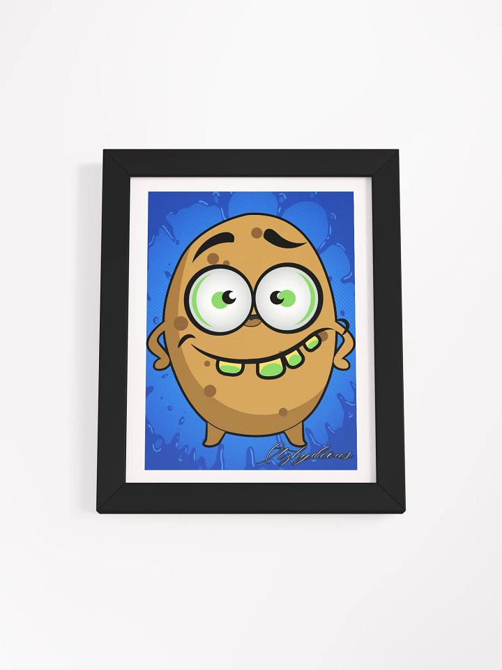 Aqua Spud Delight Framed Poster product image (1)