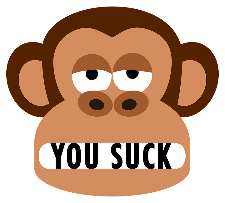 Rude Bored Monkey Says You Suck T-Shirt product image (2)