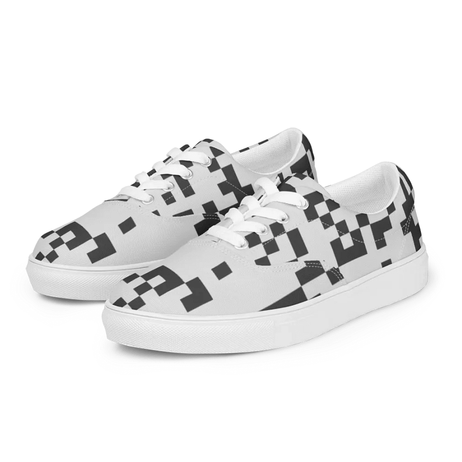 Pixelated Camo Lace-Up Sneakers product image (5)