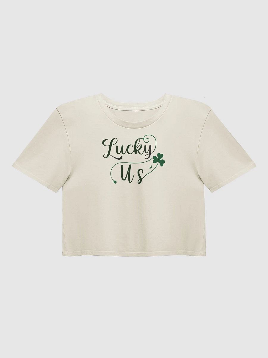 Lucky Us Shamrock St, Patrick's Day Crop Top product image (5)
