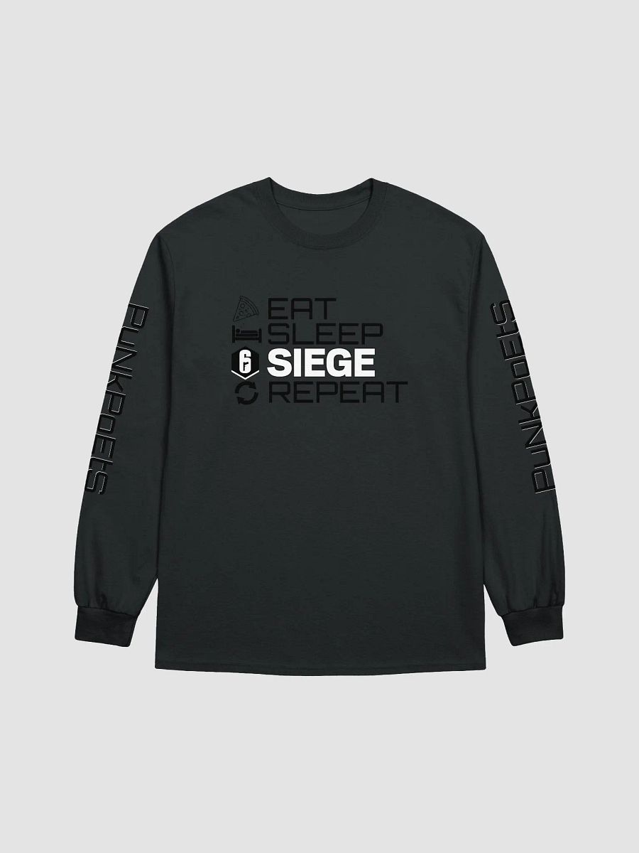 eat sleep siege repeat long sleeve product image (6)