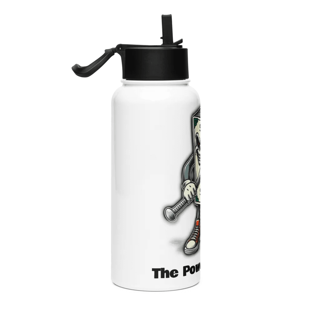 The Power Of Money Water Bottle w/ Built In Straw product image (3)