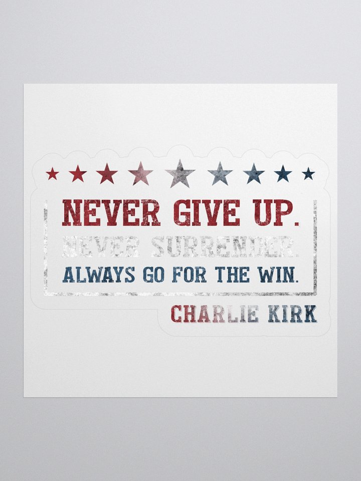 Charlie Kirk Bumper Stickers Car Laptop Decals & Magnets product image (2)