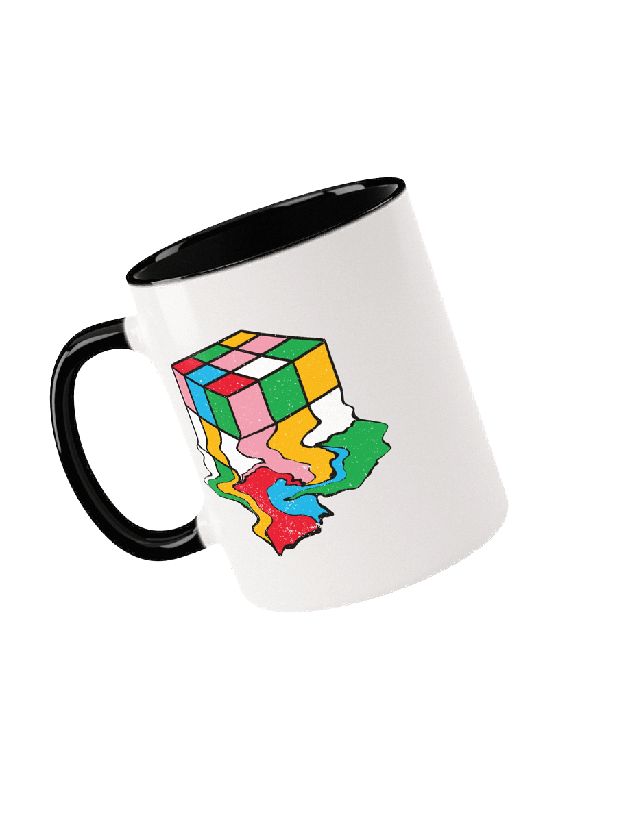 Melting Cube White Mug - Double Sided Print product image (6)
