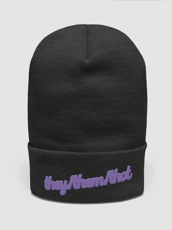 they/them/thot beanie product image (1)