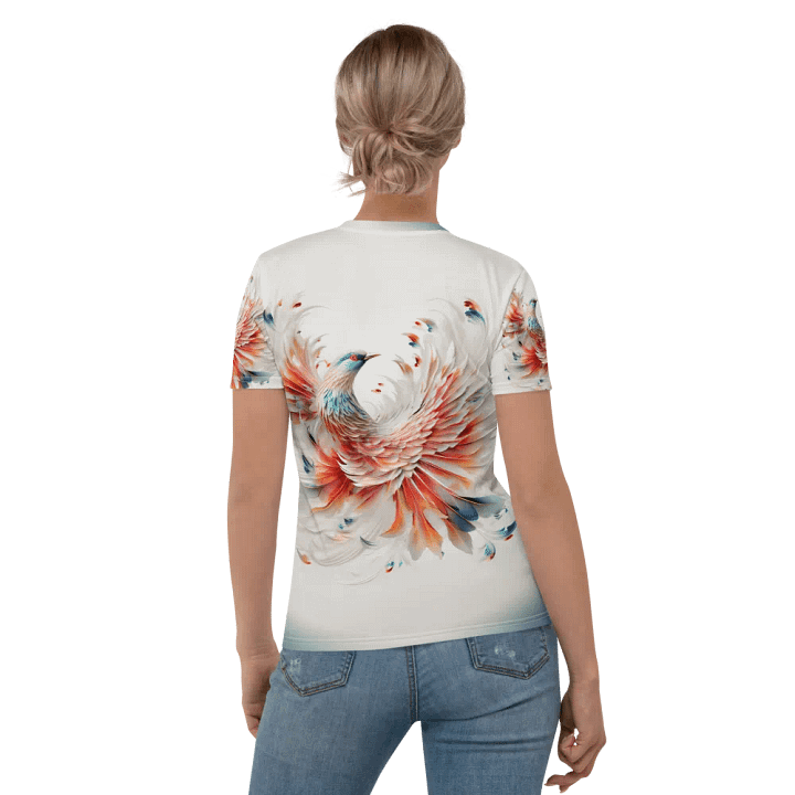 White pheasant T shirt product image (1)