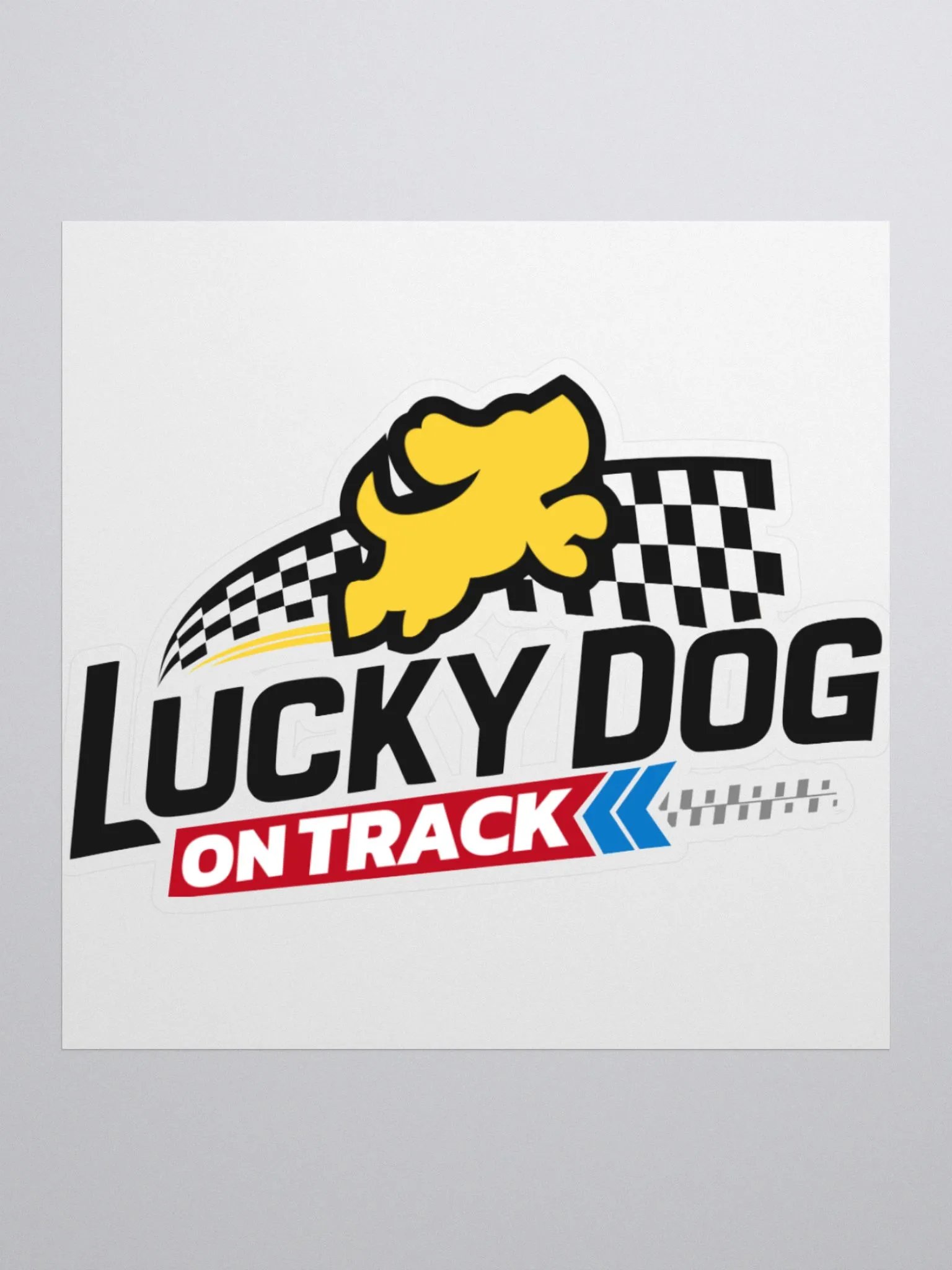 Lucky Dog On Track Stickers product image (1)