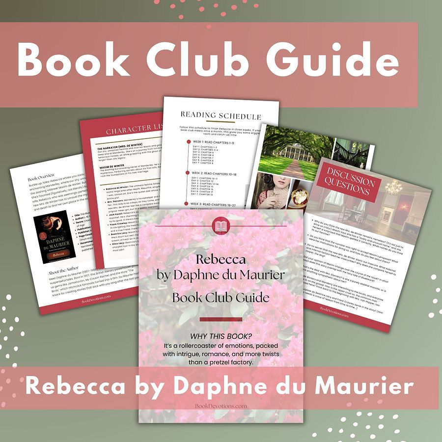 Book Club Guide for Rebecca by Daphne du Maurier product image (1)