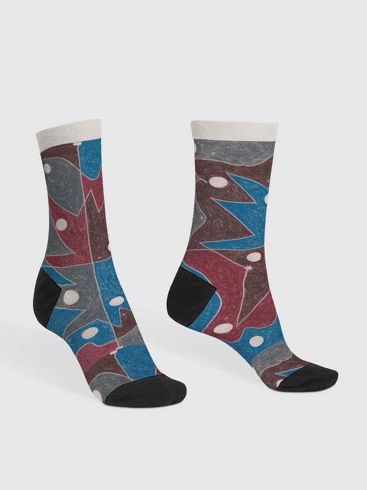 Cartoon College 2 crew socks product image (1)