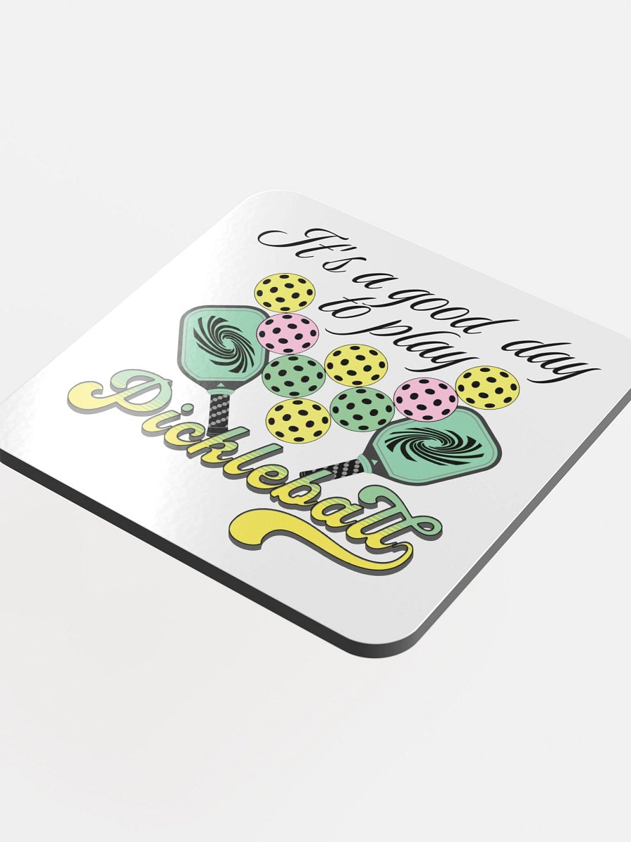 Its A Good Day To Play Pickleball Playful Cork Coaster product image (1)
