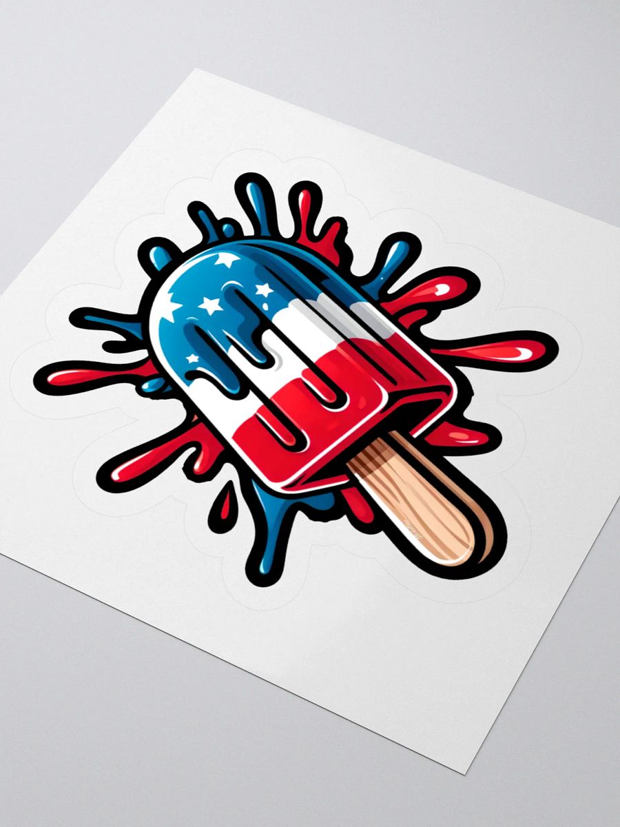 Patriotic Popsicle Sticker product image (7)