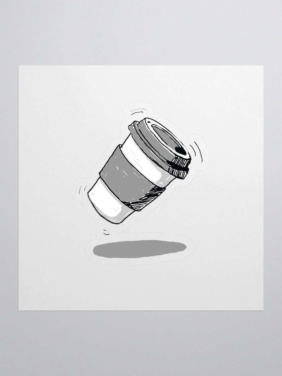Espresso Yourself real life sticker product image (1)